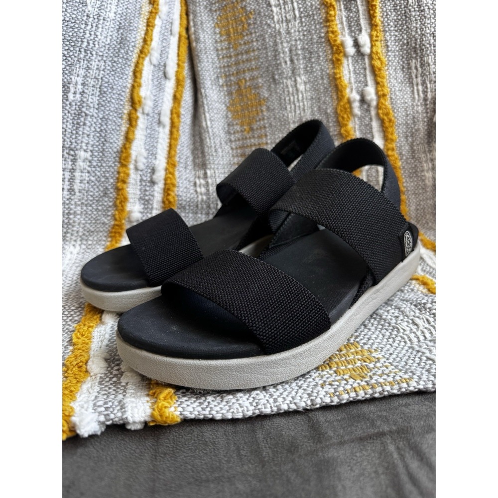 KEEN Elle Backstrap Sandals Women's Size 8 Black Washable Comfort Walking Shoes
